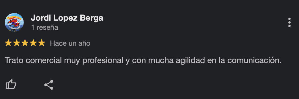 Reseña de cliente 4
